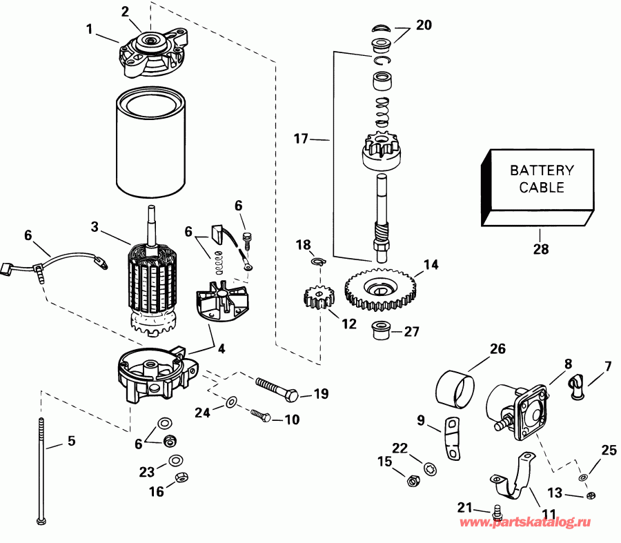 ����� ������� E100WPXSIF commercial, elec start, 25 in  - ectric ������� & Solenoid - ectric Starter & Solenoid