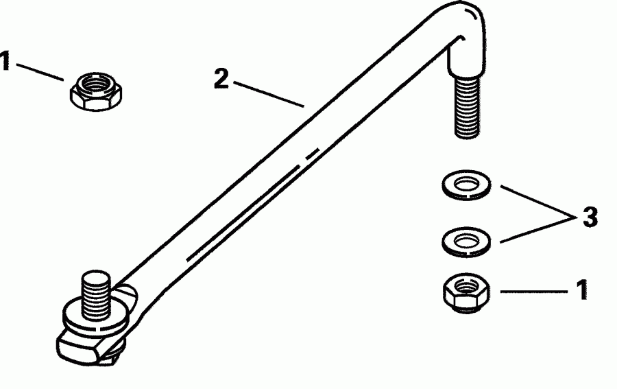 �������� ��������� ����� Evinrude E105WPLSIF commercial, elec start, TNT,   - ee������ ����������� Kit - eering Link Kit