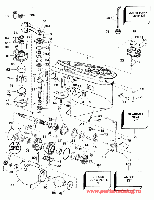    EVINRUDE E105WPXSIF commercial, elec start, TNT,   - arcase - arcase