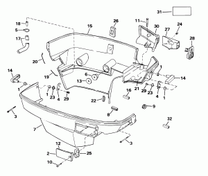������ ������ ��������� (Lower Engine Cover)