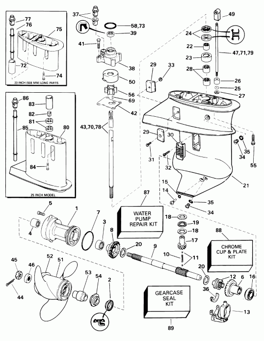 ��������� �������� ����� Evinrude E10EVL4SIC 4-stroke, elec start, 20 in s  - arcase / arcase