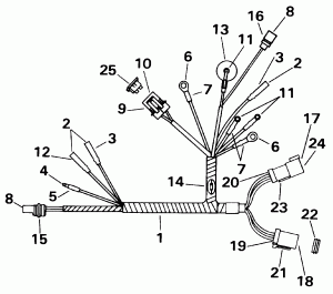 Motor  - Remote Electric (Motor Cable - Remote Electric)