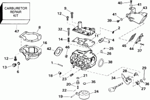 ���������� - 9.9 Hp (Carburetor - 9.9 Hp)