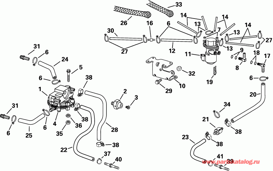 �������� ����� ������� E150FCXSIF FFI, elec start, TNT, 25 in s  - l Components / l Components