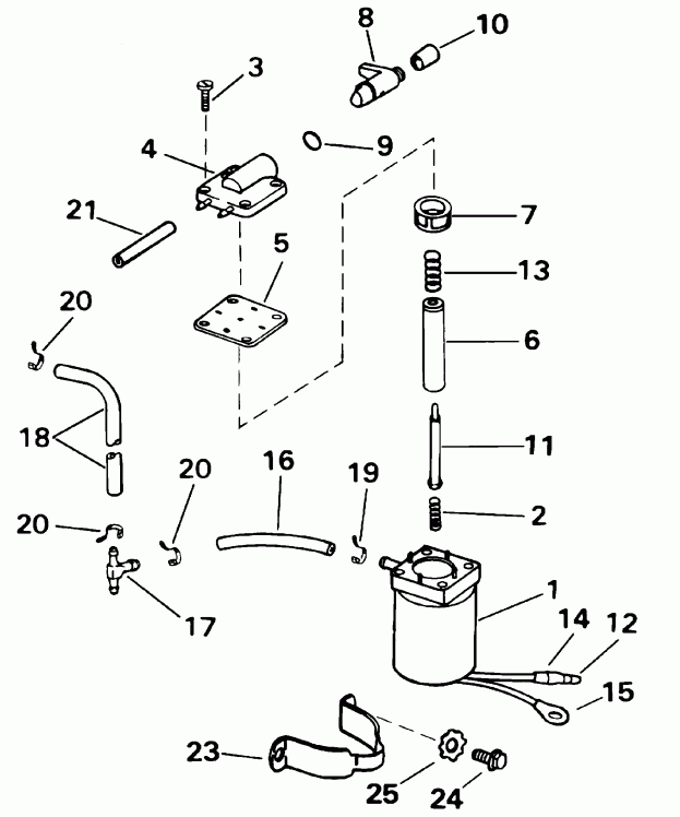 ����� ������� E15EVL4SIC 4-stroke, elec start, 20 in s  - ectric Primer System - ectric Primer System
