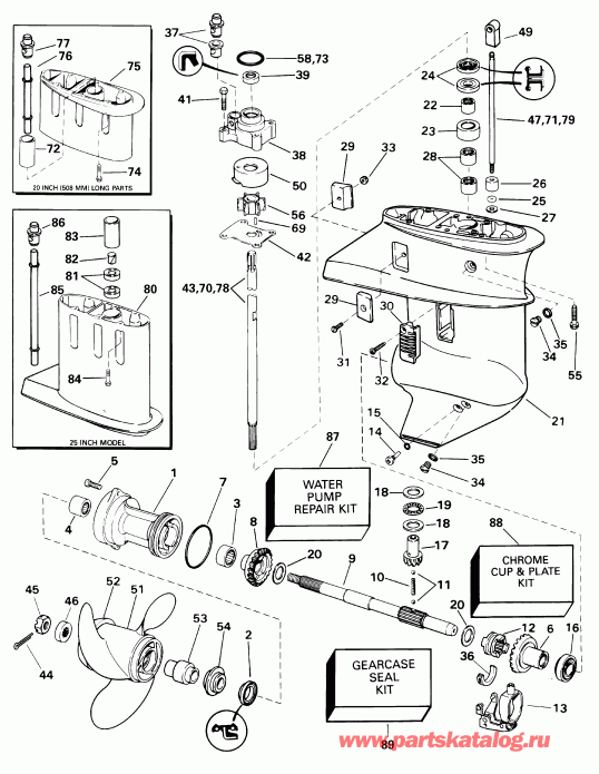 ��������� ����� Evinrude E15RVL4SIC 4-stroke, elec start, 15 in s  - arcase