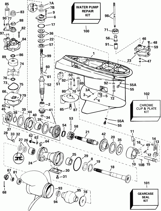 ��������� ����� Evinrude E250FCXSIF FFI, elec start, TNT, 25 in s  - Counter Rotation / �������� ��������