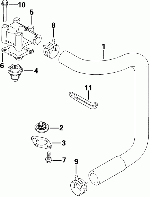 ��������� ����� ������� E25R4SIC 4-Stroke, Rope Start, Tiller, 1  - ermostat - ermostat