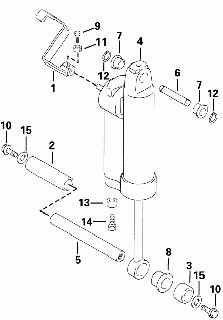  EVINRUDE E25R4SIC 4-Stroke, Rope Start, Tiller, 1  - lt Assist ������� / lt Assist Cylinder