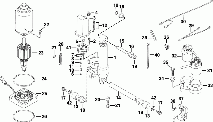 ��������� ��������� EVINRUDE E30TE4SIC 4-Stroke, Elec. Start, Tiller,  - wer Trim/tilt Hydraulic / wer Trim / tilt Hydraulic