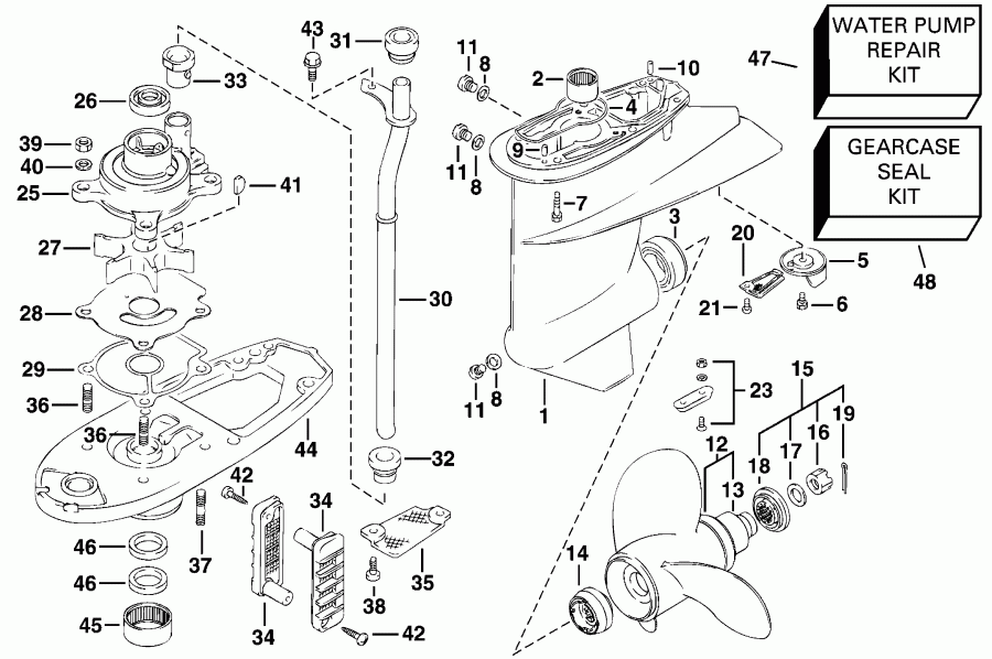 �������� ��������� ����� EVINRUDE E50PL4SIR 4-Stroke, Elec Start, TNT, 20   - arcase