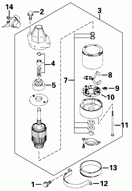  Evinrude E50PL4SIR 4-Stroke, Elec Start, TNT, 20   - arter Motor