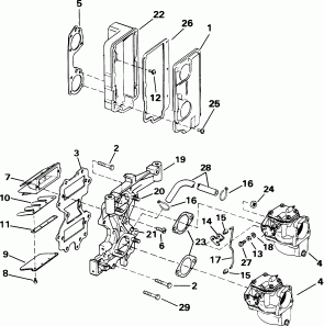 �������� ��������� & Air ��������� (Intake Manifold & Air Silencer)