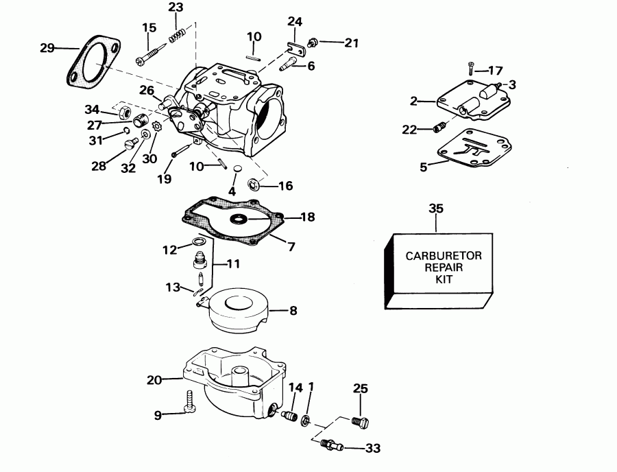  ������� E65WRYSIR commercial, rope start, 22.5 i  - rburetor