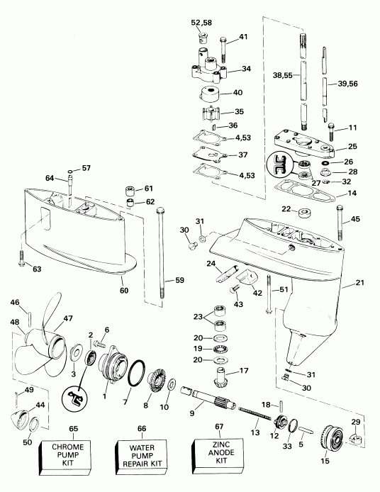 ��������� ��������� EVINRUDE E6R4SIE 4-stroke, rope start, tiller, 15  - arcase