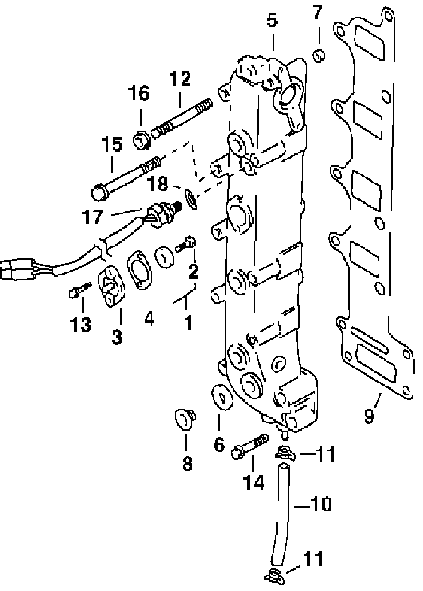   Evinrude E70PL4SIA 4-Stroke, Elec. Start, TNT, Bl  - haust 