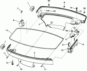 ������ ������ ��������� (Lower Engine Cover)