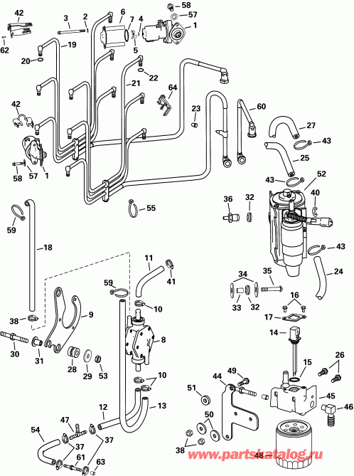 ��������� Evinrude RE200FLSIF FFI, elec start, TNT, 20 in s  - el Components