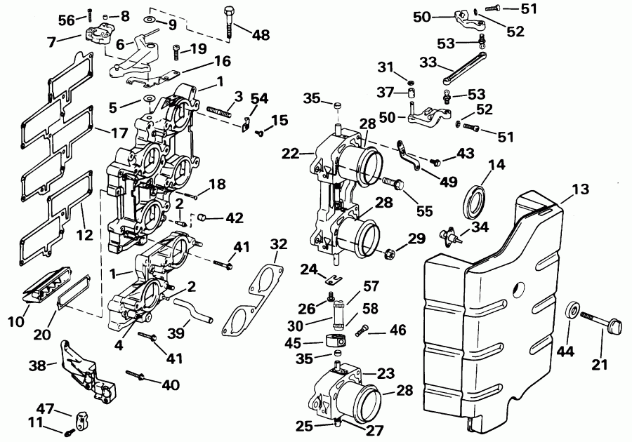 ��������� �������� ����� EVINRUDE RE200FXSIF FFI, elec start, TNT, 25 in s  - take ���������