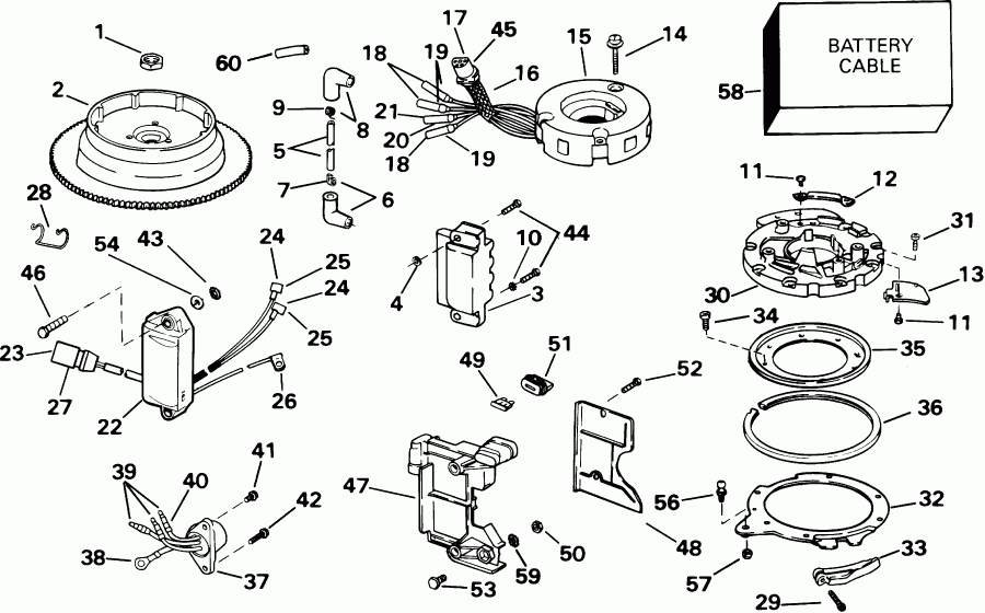 ��������� ������� SE15BASIR rope start, tiller, 15 in shaf  - Electric - Electric