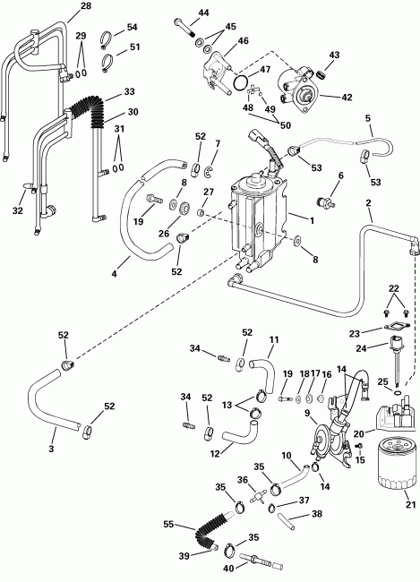  Evinrude E115FPLSNF Ficht Fuel Injection, 20 in.,  - el Components - el Components