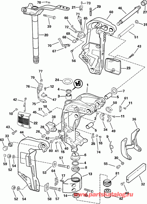  ������� E115FPXSNF Ficht Fuel Injection, 25 in.,  - dsection