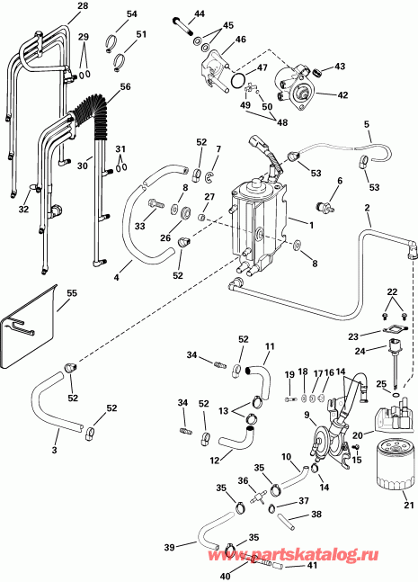 �������� ��������� ����� ������� E150FCXSNF Ficht Fuel Injection, 25 in.,  - el Components - el Components