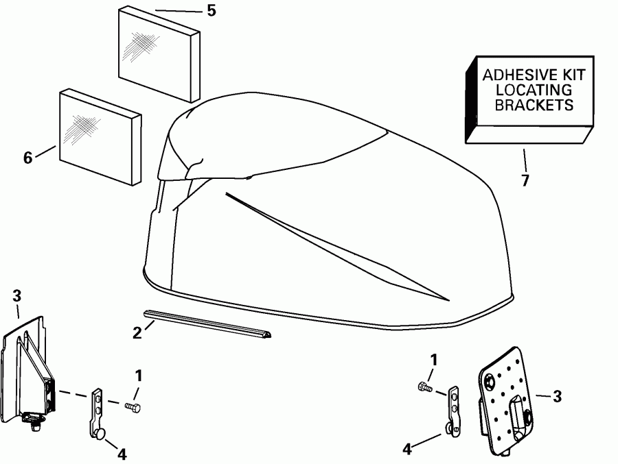  EVINRUDE E115FPLSRE  - gine Cover