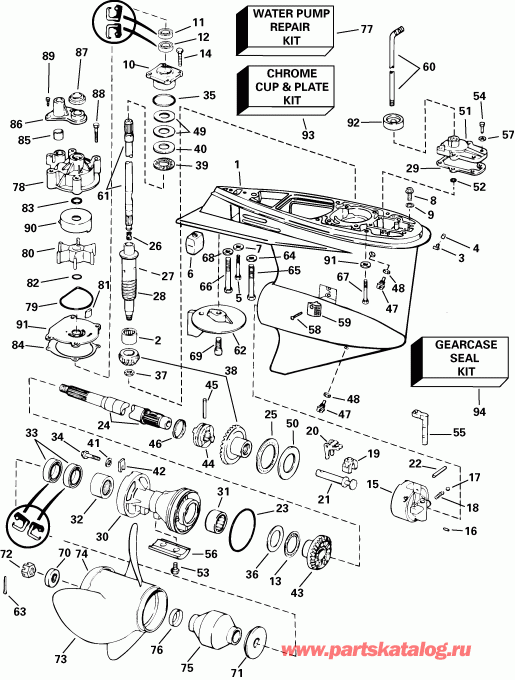 �������� ����� Evinrude E115FPLSRE  - Fpl, Fsl Models