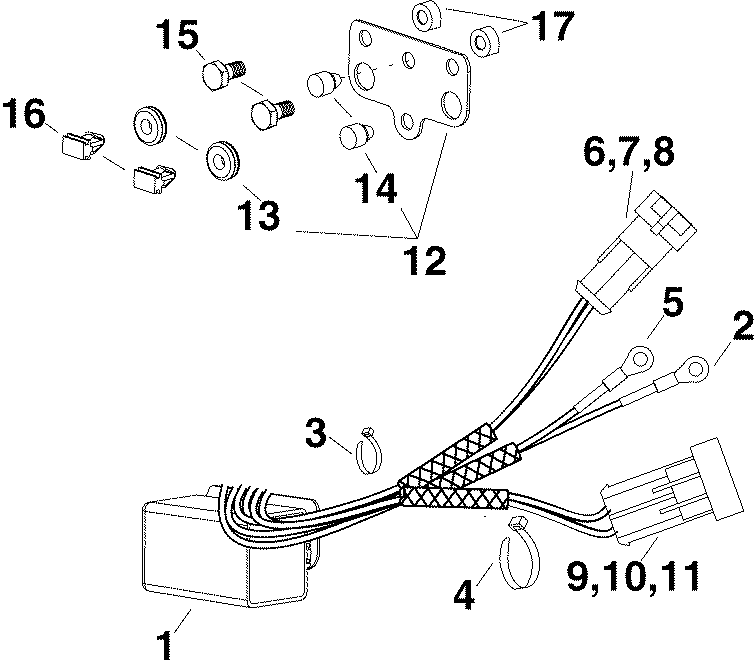��������� ��������� Evinrude E50DPLSRC  - im & Tilt ����