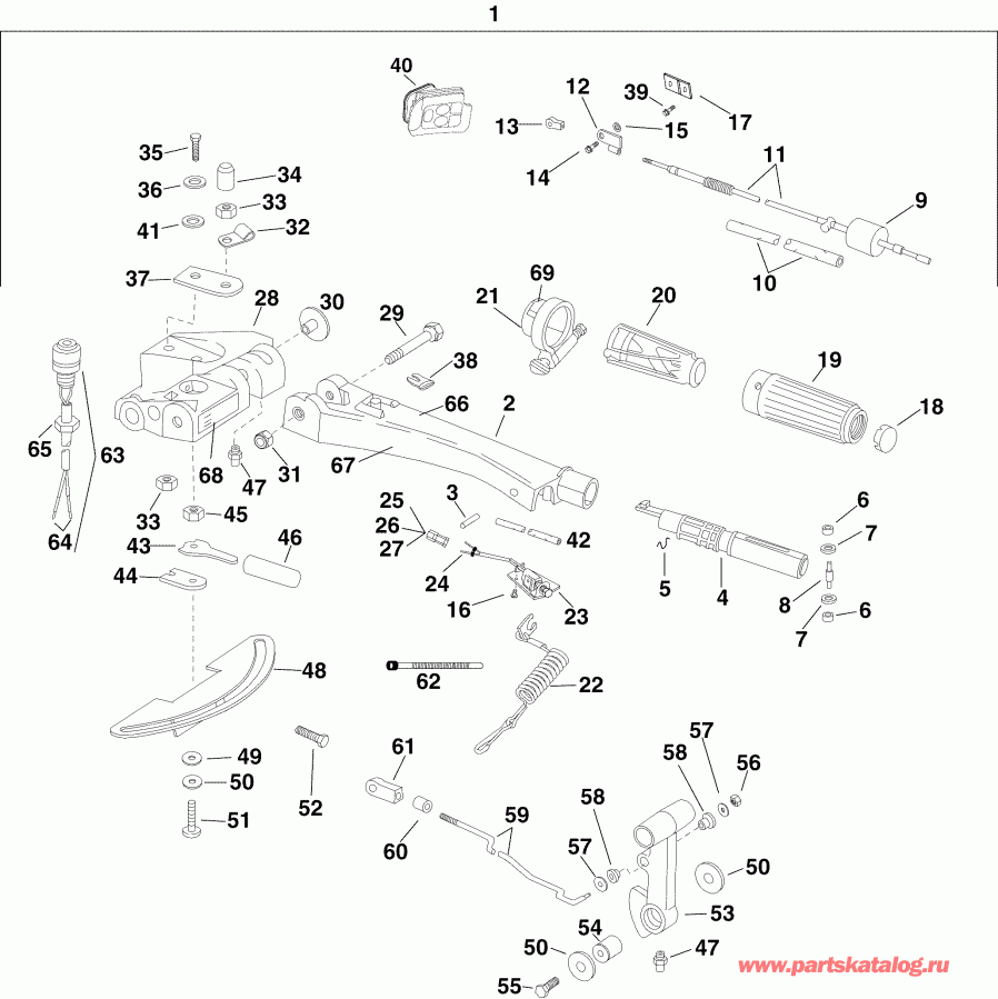 ��������� Evinrude E90DSLSRC  - ller ����grade Kit