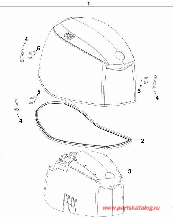  Evinrude E200DPLSOC  - gine Cover