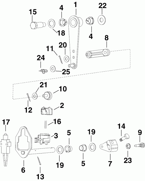 ��������� EVINRUDE E225DPZSOC  - ift ��������� �������� - ift Linkage