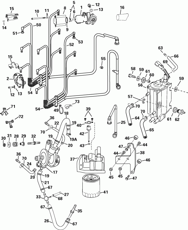   Evinrude E225FCZSOE  - el System