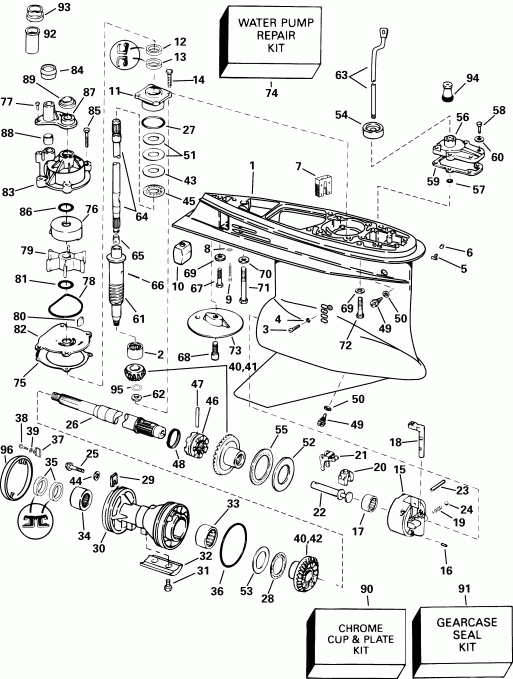  EVINRUDE E225FHXSOC  - Fhl, Fhx Models / Fhl, Fhx Models