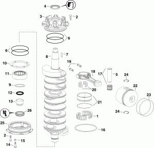 �������� & ������ (Crankshaft & Pistons)