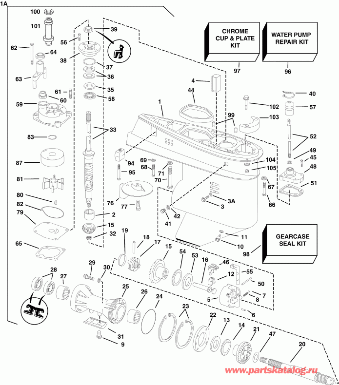 �������� ��������� ����� EVINRUDE E40DPLSOR  - arcase - arcase