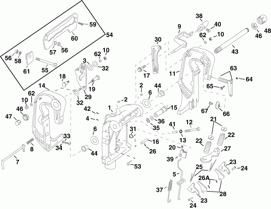  ������� E40DRLSOR  - ivel Bracket (dr, De, W Models) - ivel ��������� (dr, De, W Models)
