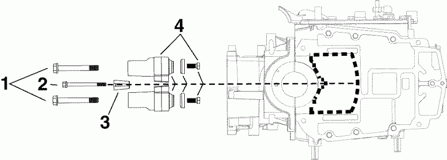 ��������� Evinrude E90DPXSOR  - per Engine Mount