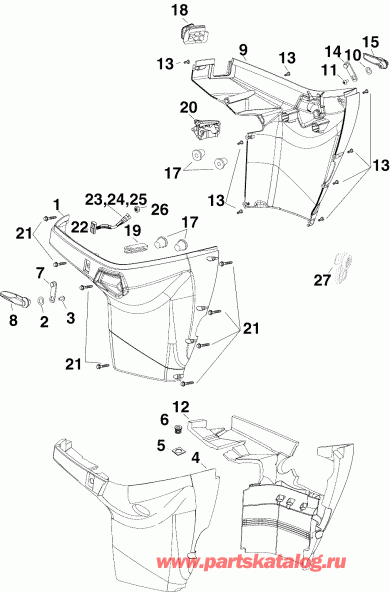  Evinrude E90DSLSOC  - wer ������ ��������� (�����) - wer Engine Cover
