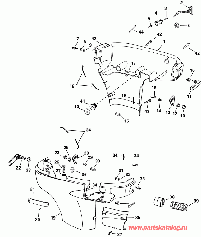 �������� ��������� ����� EVINRUDE E150FHLSDR  - wer ������ ��������� (�����)