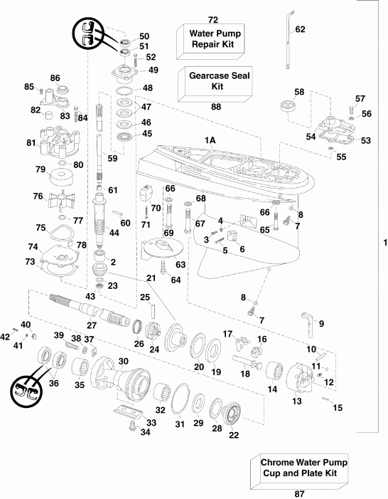 ����� EVINRUDE E150FSLSDR  - Pl - Sl Models