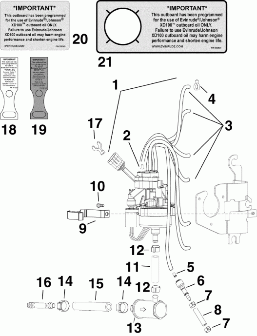 ��������� Evinrude E225DCZSDR  - l Pump