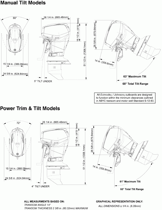  EVINRUDE E40DPLSDA  - ofile Drawing - ofile Drawing