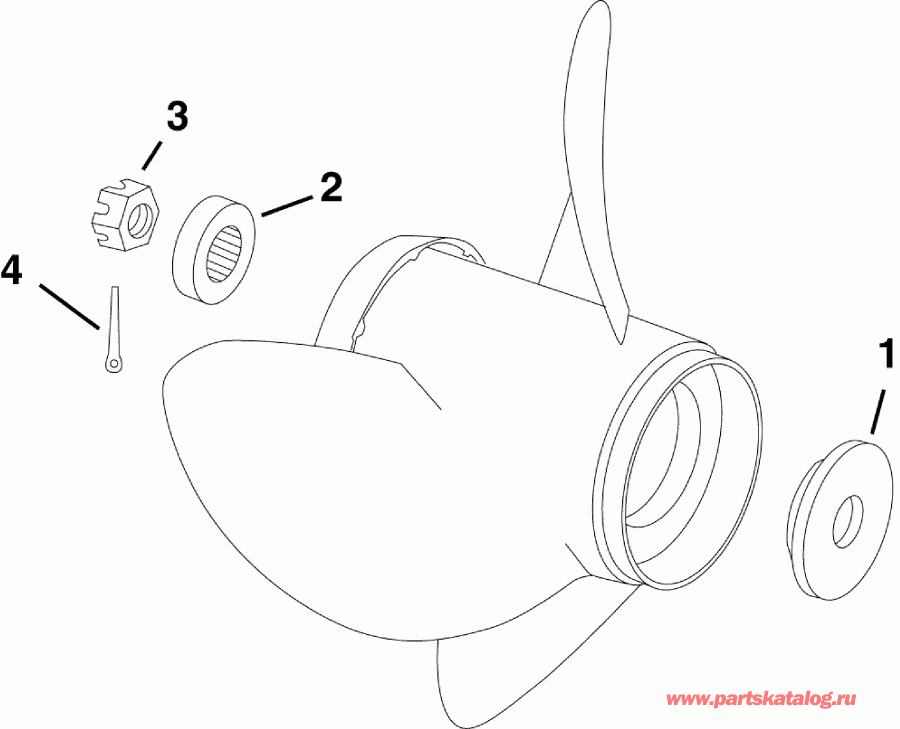 ��������� Evinrude E40DPLSDA  - opeller Hardware / opeller Hardware