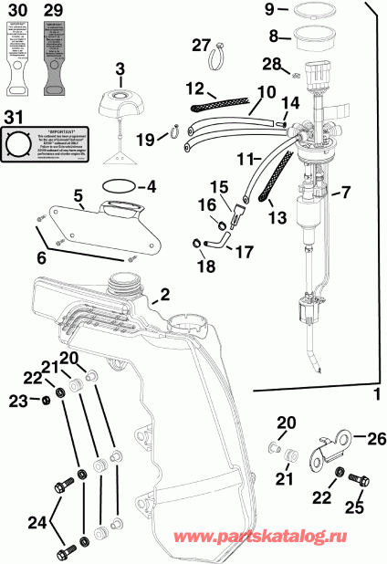 �������� ����� ������� E90DPXSDA  - l Tank & ����� / l Tank & Pump