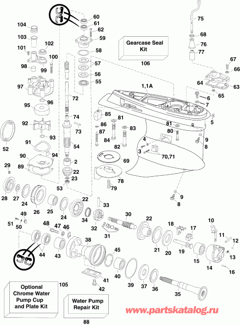 �������� ��������� ����� EVINRUDE E250DCZSUA  - arcase - arcase