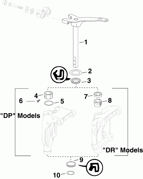 �������� ��������� ����� ������� E40DPLSUM  - eering Arm / ee������ �����