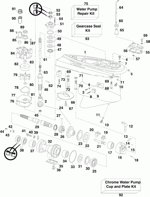 ����� Evinrude E90DPXSUM  - Px Models - Px Models