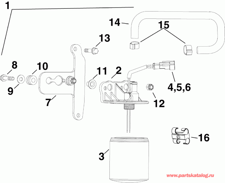 ��������� Evinrude E225DCZSCG  - el ������ / el Filter